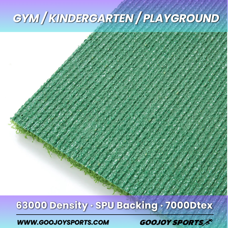 Kindergarten Anti-UV Artificial Turf 15mm PE Soft Playground Grass Sports Application Simulation Plastic Artificial Lawn