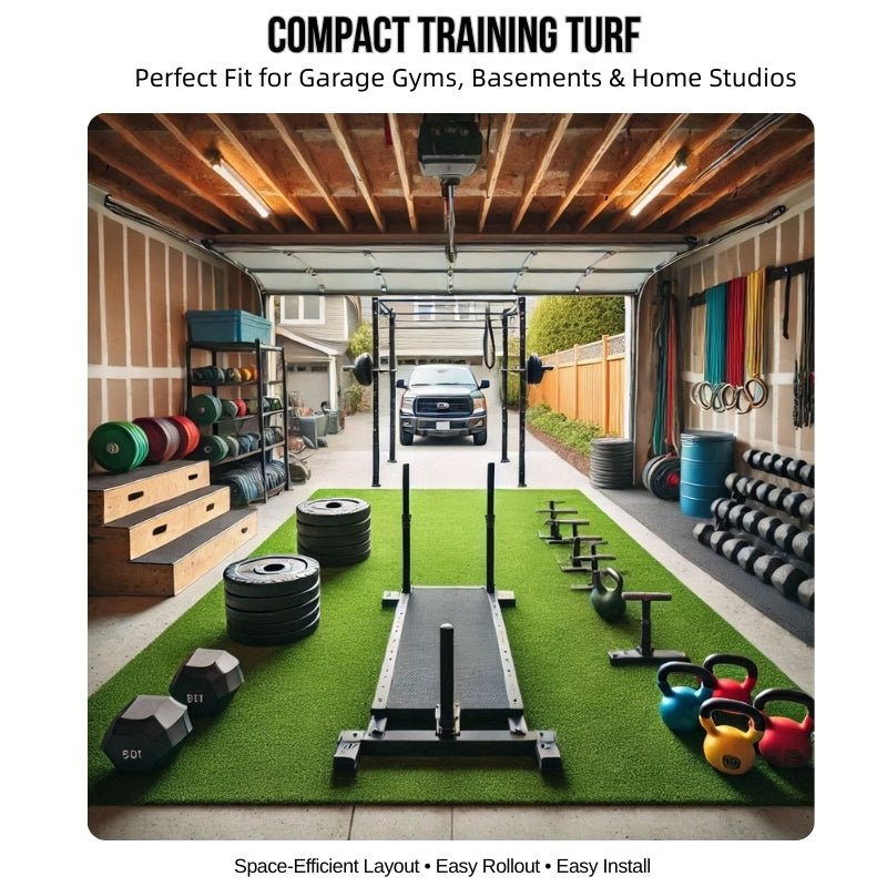Garage Gym Turf 1x5m 15mm High Density 79600 SPU Backing Durable Indoor Fitness Turf Mat